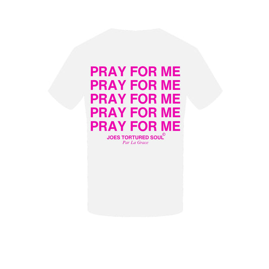 (0)PRAY FOR ME TEE (PINK)