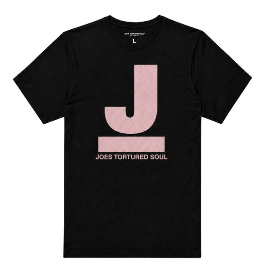 J LOGO TEE (BLACK )