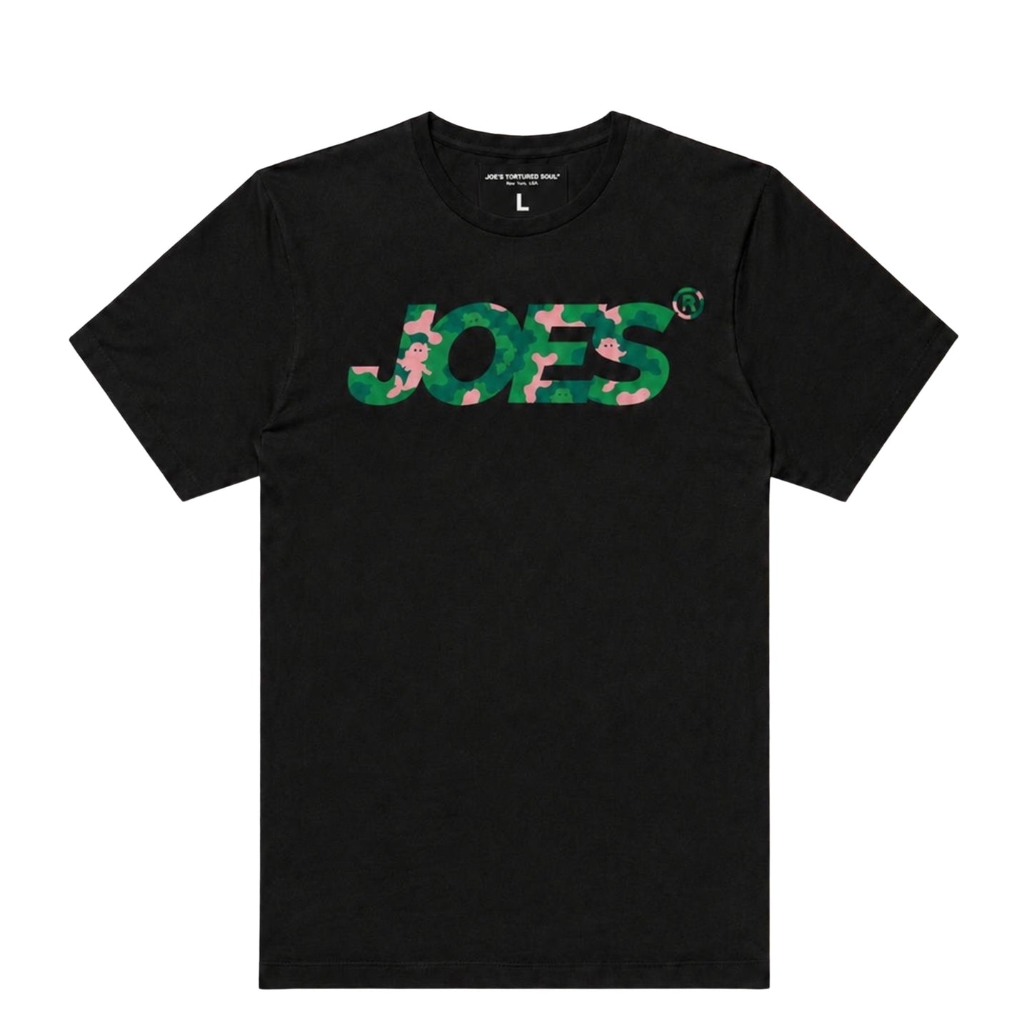 JOES SPORT TEE ( MERMAID CAMO) BLACK