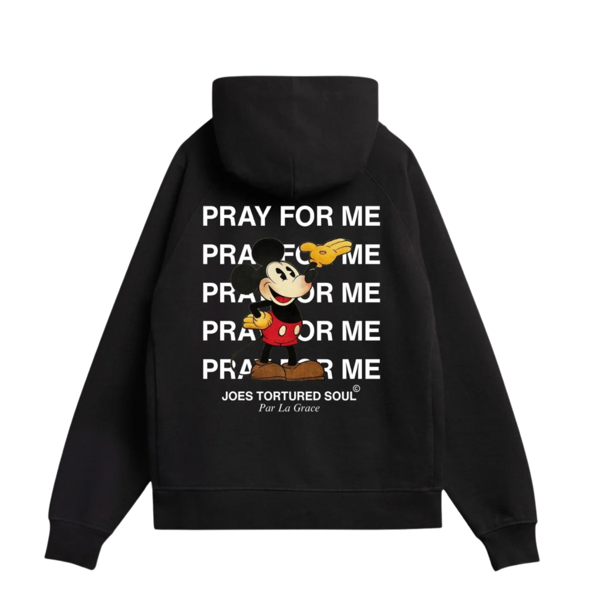 “PRAY FOR MICKEY” HOODIE” (BLK)