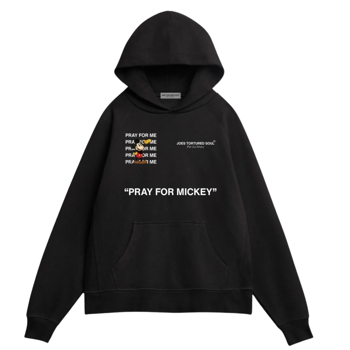 “PRAY FOR MICKEY” HOODIE” (BLK)